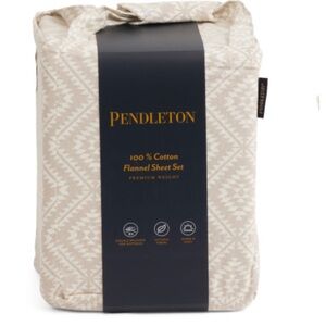 PENDLETON Cotton Plaid Flannel Sheet Set